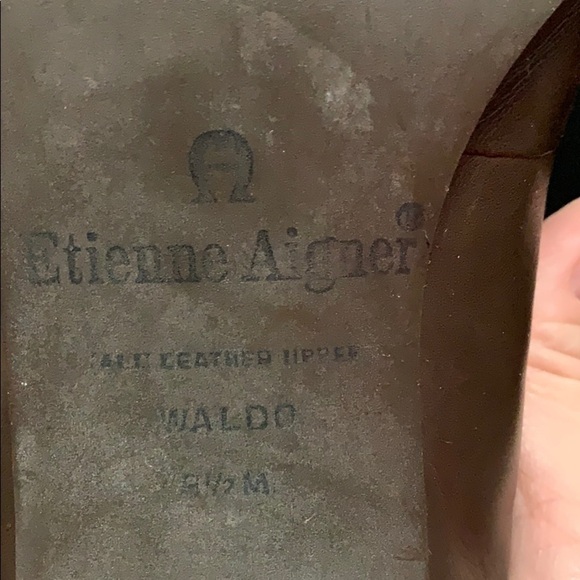 ETIENNE Aigner- Brown leather upper with heel - Picture 5 of 6